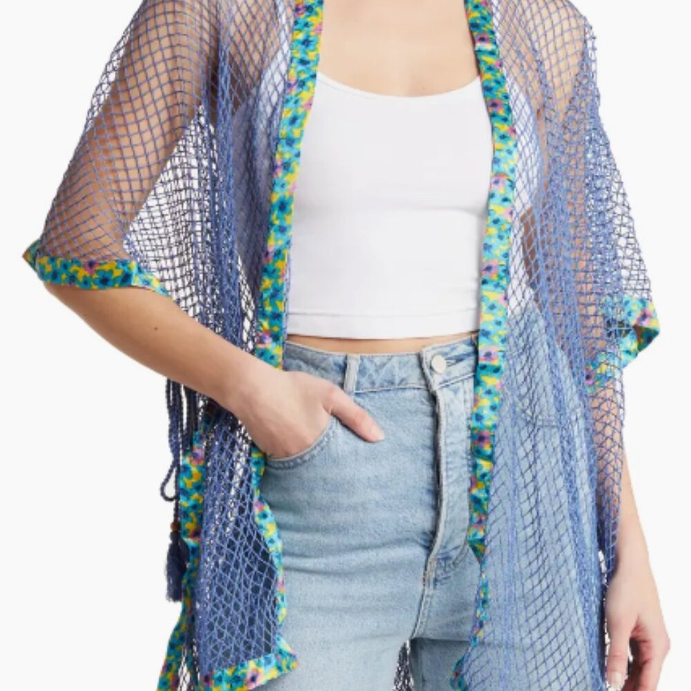 NWT Steve Madden Open Weave Topper